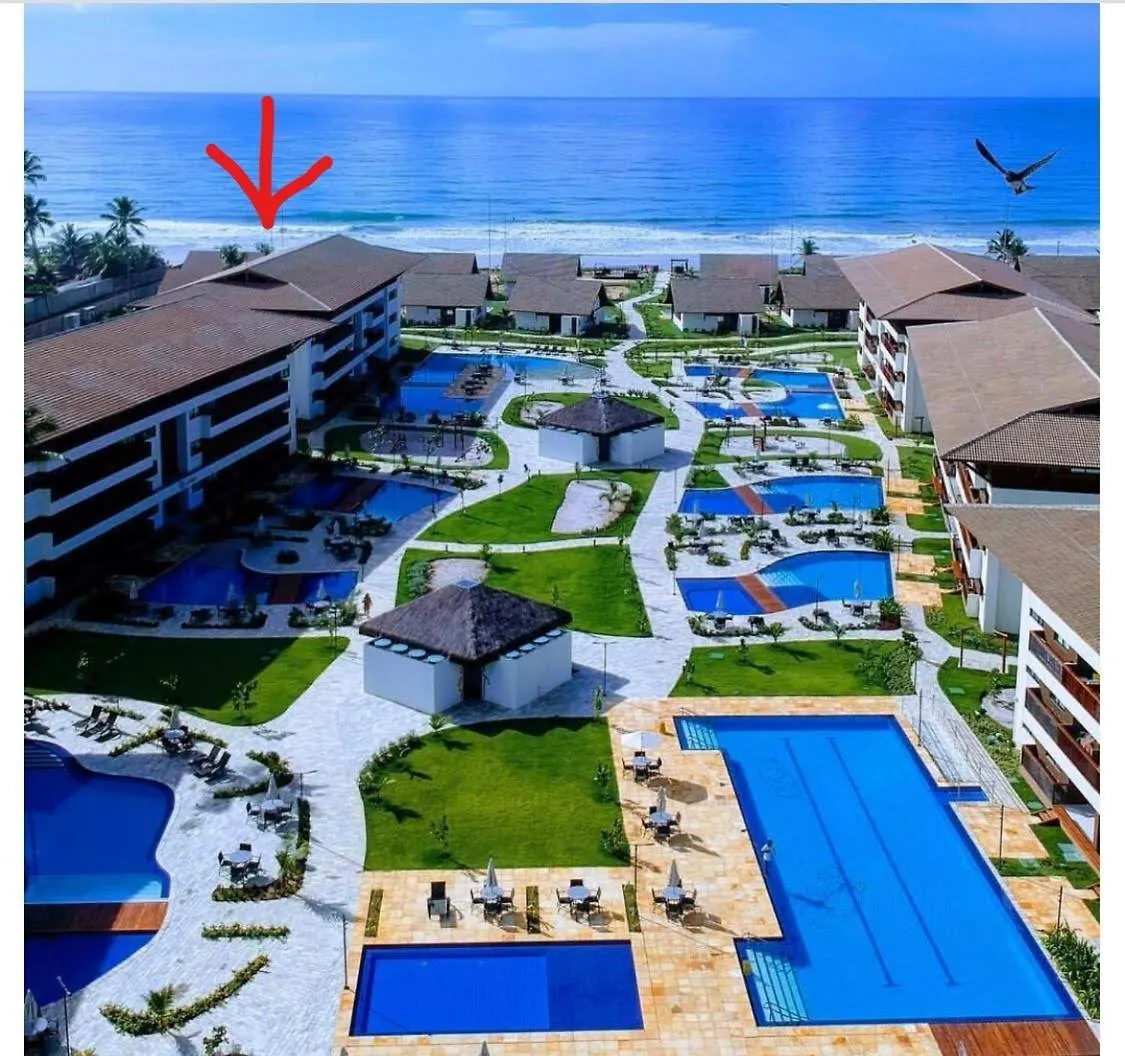 Flat Beira Mar Cupe Beach Living - Pôrto das Galinhas Apartamento